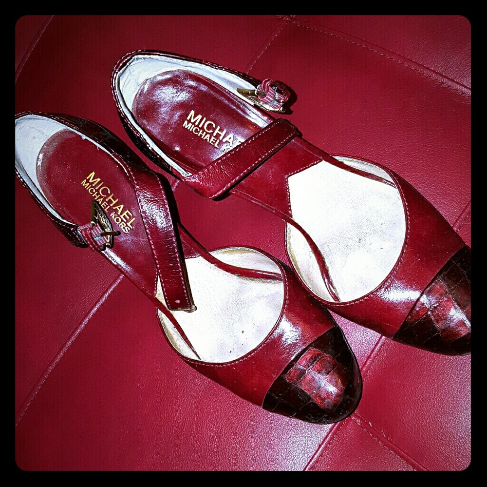 Red high heels